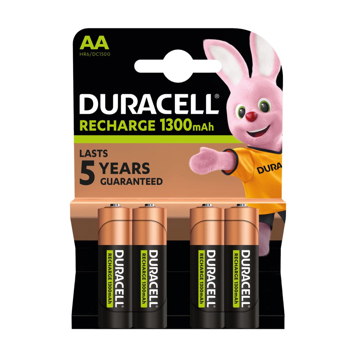 Акумулятори Duracell Recharge AA 1300 mAh, 4 шт
