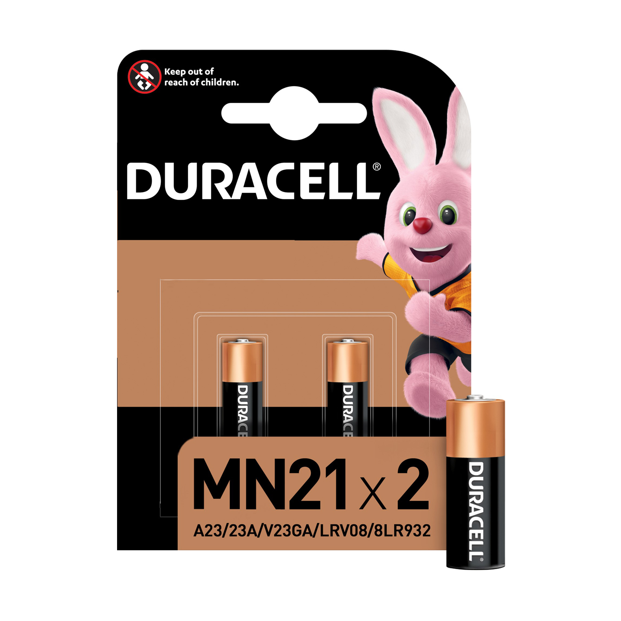 Алкалiнові батарейки Duracell MN21 12V, 2 шт